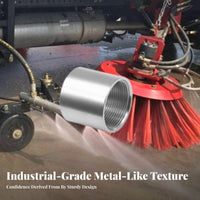 Atomizing Effect High Pressure Washer Nozzle Fan Spray Nozzle Rust-Proof for Car Wash, Dust Suppression, Cooling Systems