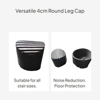 Ladder Anti-Slip Round Foot Pads Rubber Caps