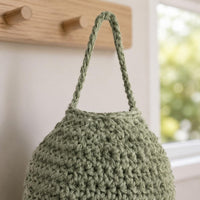 Handmade Fruit Net Bag Breathable Decorative Crochet Storage Pouch Reusable