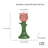 Ceramic Vase Artistic Shape Ceramic Flower Vase Glossy Glaze for Living Room
