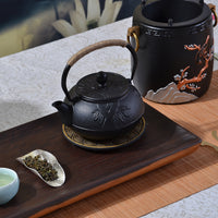典工堂茶壶0.6梅兰竹铸铁壶仿日本南部生铁壶无涂层铁茶壶泡茶壶