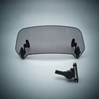 Aerodynamic Motorcycle Windscreen with Clamp Universal Adjustable Windshield Stable Wind Deflector with Clamp-on Clamp Long-Lasting for Motorcyclists, Commuters, Highway Riding, Touring