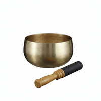 Deep Deep Tone Mindful Movement Meditation Sound Bowl Artisan-Made Tibetan Singing Bowl Set Standing Bell for Meditators, Relaxation
