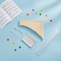 Panpipes with Carrying Bag   with Manual Easy to Play Panpipes for Music Lessons