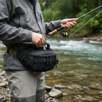 Waterproof Fishing Lure Waist Bag Outdoor Cycling Crossbody Chest Pack
