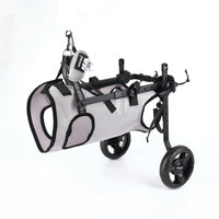 Pet Mobility Aid Reflective Trim Adjustable Dog Wheelchair Mesh Textile