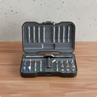 24 Pieces 24 in 1 Screwdriver Kit Detachable Handle Precision Repair Tool Kit