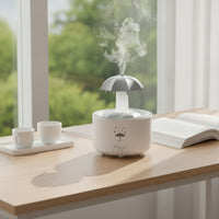 Umbrella Humidifier Decorative Rain Vapor Humidifier Vaporizer Compact Mist Maker Modern for Bedroom, Living Room
