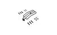 Motorcycle Rear Luggage Rack Black Motorcycle Luggage Rack Metal Cargo Carrier for Motorcyclists, Commuters, Motorcycles