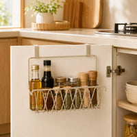 Hanging Basket Rack Installtool-Free over the Door Organizer Space Saving