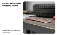 50 Strips Punctures Puncture Seal String Emergency Fix Tubeless Tire Repair Set Heavy Duty Vehicle Maintenance Supply Easy to Use for Auto Mechanics, DIY Enthusiasts, Not on-the-Road Riders, Garage, Workshop, Farm