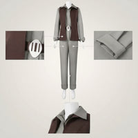 Complete Jumpsuit with Vest Allall-in-One Cosplay Costume Set Layered Jumpsuit with Belt Authentic for Cosplayers