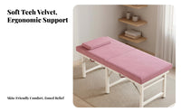 Multi-Functional Foldable Massage Table High-Density Foam Folding Massage Bed Lightweight Portable Beauty Bed Breathing Face Hole for Beauticians, Estheticians, Mobile Therapists, Medical Center, Travel