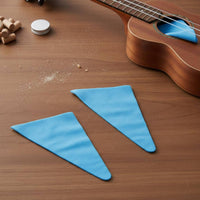 Triangle Cleaning Cloth Soft Material Instrument Sound Hole Cloth for Instrumentalists