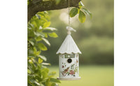 Birdhouse Ornament Rustic Garden Decor Sturdy for Patio, Courtyard