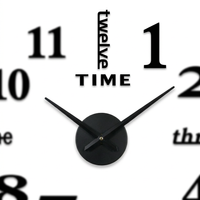 luminous in the Dark Wall Clock Silent Non Ticking, for Living Room Kitchen Bedroom, Acrylic Mirror Home Decor