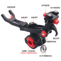 Offshore Boat Fishing Rod Holder with Clamp for Round Tube, Portable and Swivel