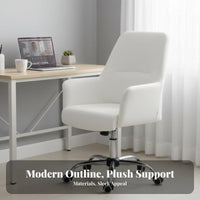 Highspine Support Rotating Chair with Armrests Minimalist Design Highspine Support Managerial Wheel Height Adjustable Ergonomic