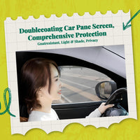 Car window sun & cover, mesh shield cover, sunlight protection, heat insulation, privacy screen for SUVs & sedans
