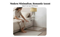 curved shaped accentuation Table adaptable purposeurved shaped Stand Sturdy Construction