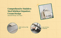Stainless Steel Kitchen Organizer Rack