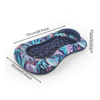 Comfortable Water Buoyant Lounger Lounger Cushioned Pool Lounger Supportive Floating Chair Bed Lightweight for Lake