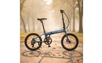 Lightweight Folding Electric Bicycle Compact Electric Cycle Quick-Fold Design for Commuting