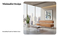 Multi-Functional Backless Upholstered Bench Comfortable padding Waiting Room Seat Sturdy Frame Seating Furniture Modern Design for Business Owners, Interior Designers, Office, Retail retail outlet, Entryway, Bedroom