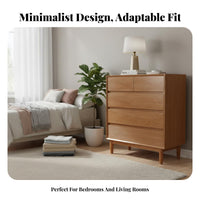 Mahogany Wood Finish 9-Drawer Wide chest of drawers Large Capacity 9-Drawer low-profile dresser chest of drawers Multi-Functional Storage Cabinet sturdy Construction for homeowners, Apartment Dwellers, Bedroom, Living Room, Entryway, Home Office