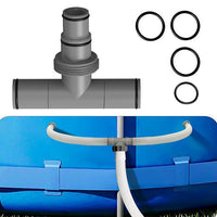 Gray Plastic Pool Hose Connector Replacement