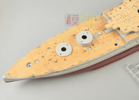 Wooden Deck with Anchor Chain for Trumpeter 03701 Model Ship 1/200