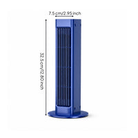Slim Bladeless Column Fan Corded Standing Fan Quiet Easy to Clean for Home Office