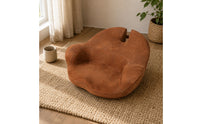 Contoured Meditation Seat Stitched Seams Home Seating Tailbone Support