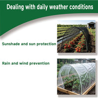 Rust-Proof Fiberglass Plant Support Hoops Garden Stakes Arch Greenhouse Accessories