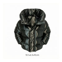 Puffer Jacket Pen Holder Decorative Jacket-Shaped Pen Holder Open Top