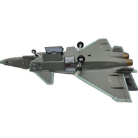 1/48 J-20 Model Diecast Fighter Jet Model with Display Stand Alloy Low-Observable Aircraft for Aviation Fans