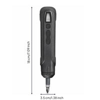 Cordless Electric Screwdriver Digital Display Screw Textured Grip for DIYers