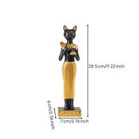 Cat Deity Statue Tabletop Bastet Statue Slender Decor for Collectors