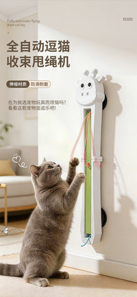 Automatic Swinging Rope Cat Toy for Indoor Interactive Play