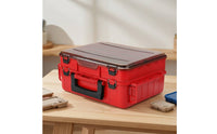 Tackle Box with Trays Heavy-Duty Fishing Tackle Box Flexible Gear Organizer for Anglers, Fishermen