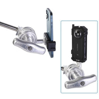 16mm Aluminum Column Connector with 3/8 and 1/4 Thread Adapter for Photography