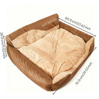 Orthopedic dog bed with cover
