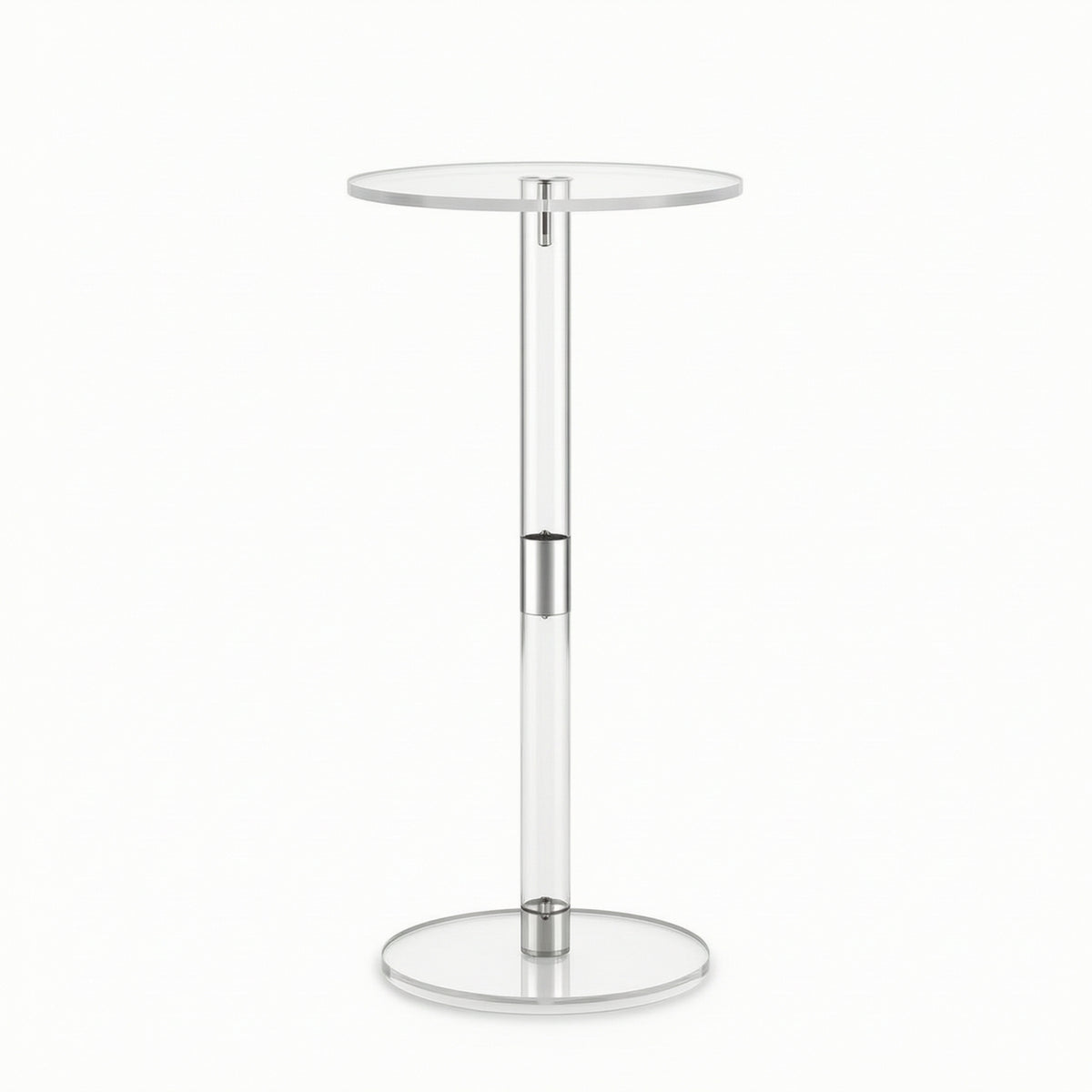 Acrylic Side Table Compact Furniture Long-Lasting for Living Room