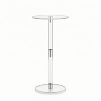 Acrylic Side Table Compact Furniture Long-Lasting for Living Room
