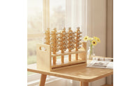 Hand Bell with Rack Reflective Shaker Bell Toy Instrument for Young Children, Playroom