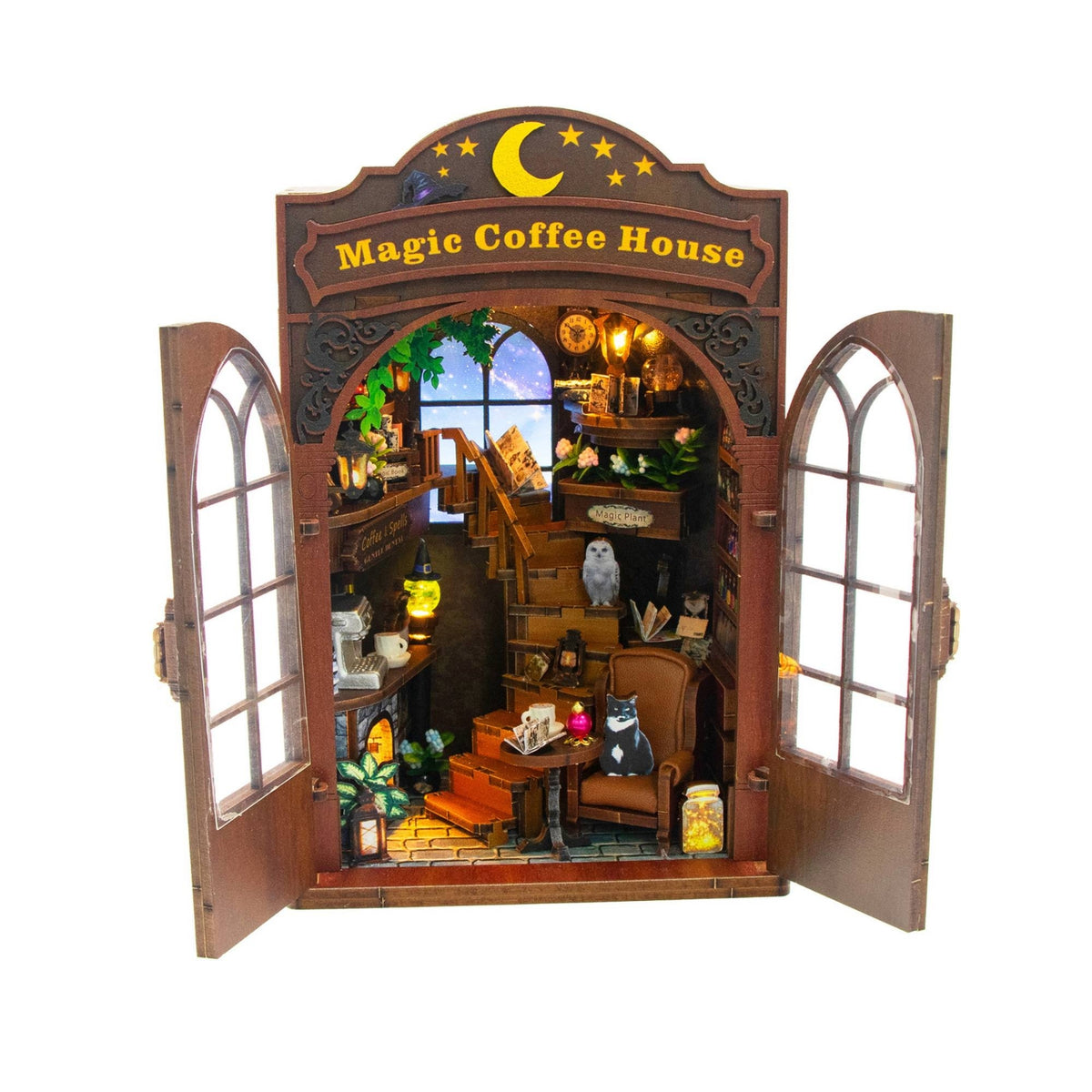 DIY Miniature House Kit 3D Model Cozy for Study, Collectors, Adults