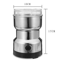 Stainless Steel Coffee Grinder, Small, UK Plug