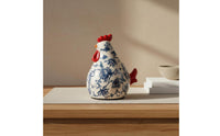 Ceramic Cockerel Figurine American Retro Design Farmhouse Chicken Decor
