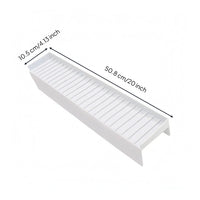 Silicone Sink Rim Splash Guard Long Rectangular L-Shaped Sink Splash Guard