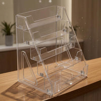 Five-Tier Display Rack Transparent Household Organizer Stable